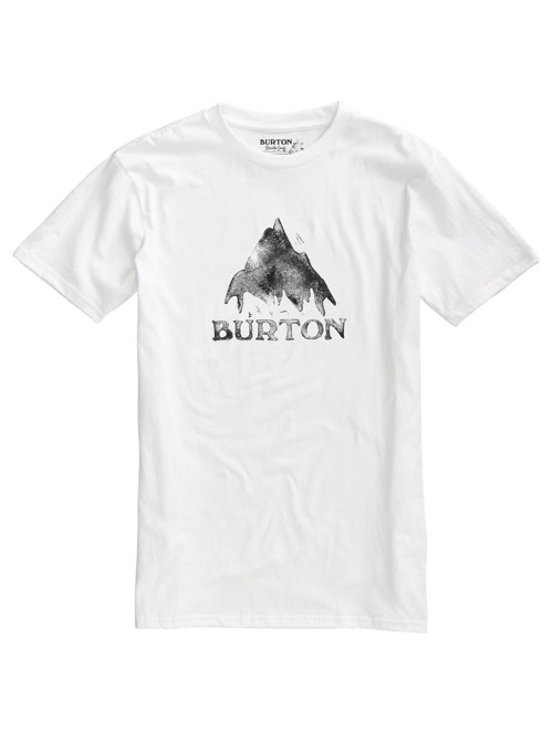 Pánské tričko Burton Stamped Mountain stout white