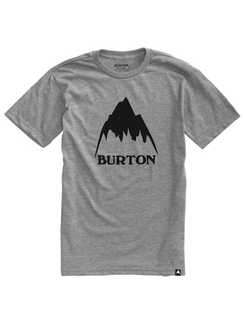 Pánské tričko Burton Classic Mountain gray heather