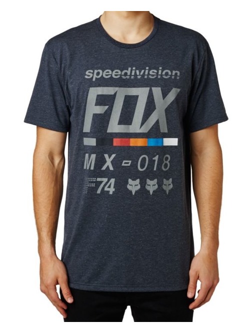 Pánské tričko Fox Draftr heather midnight