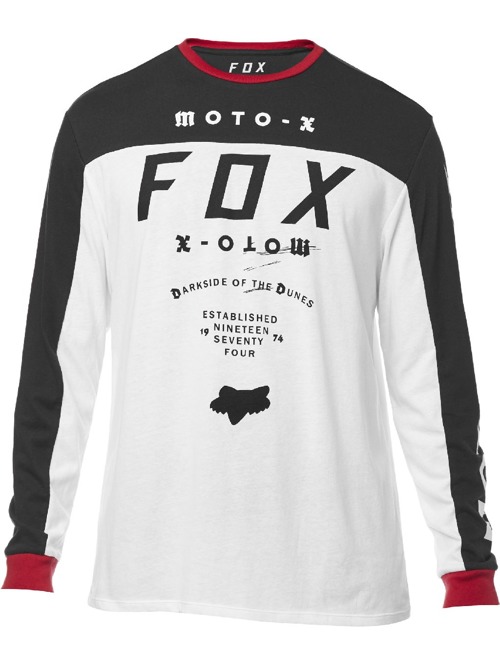 Pánské tričko Fox Factory Airline optic white