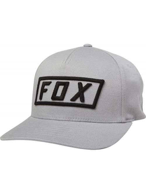 Kšiltovka Fox Boxer Flexfit steel grey