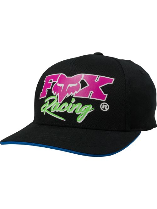 Dětská kšiltovka Fox Youth Castr Flexfit Hat black