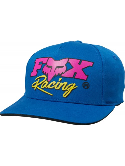Kšiltovka Fox Youth Castr Flexfit Hat royal blue