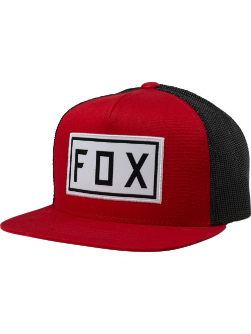 Kšiltovka Fox Youth Drivetrain Snapback Hat chilli