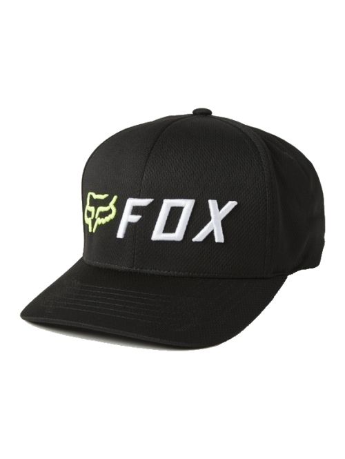 Kšiltovka Fox Apex Flexfit Hat black/yellow