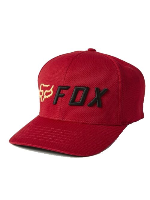 Kšiltovka Fox Apex Flexfit Hat red/black