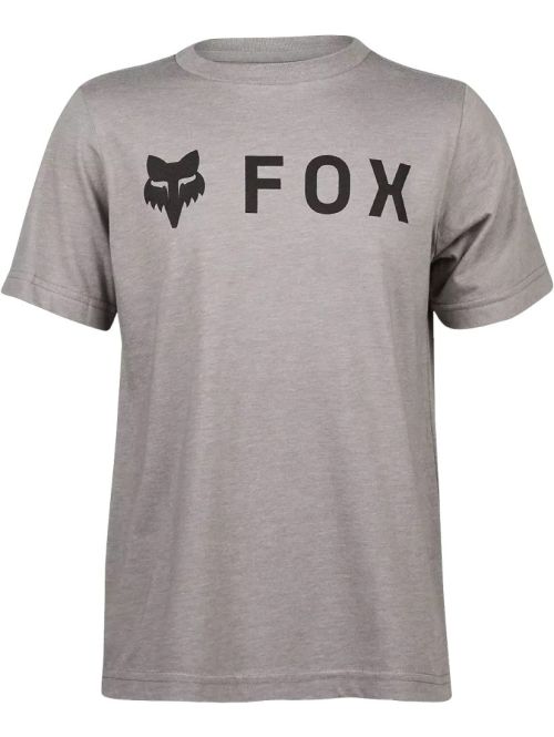 Dětské tričko Fox Yth Absolute Ss Tee Heather Graphite