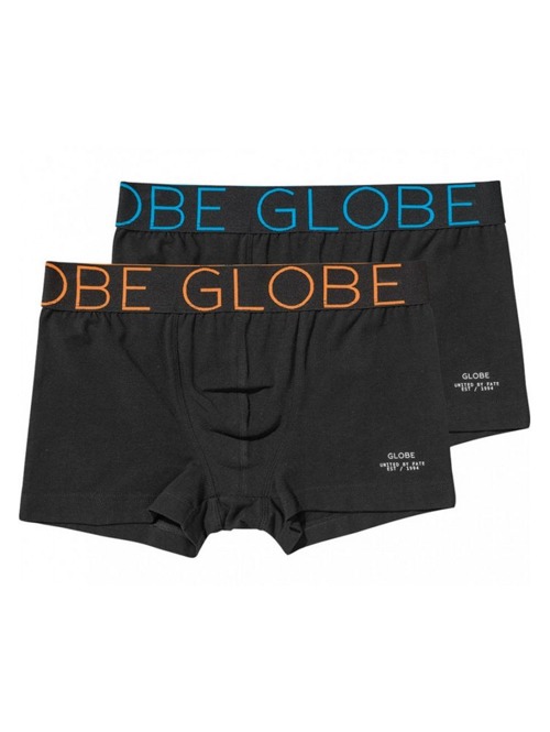 Boxerky Globe Lindros 2pack Jersey Brief black/black
