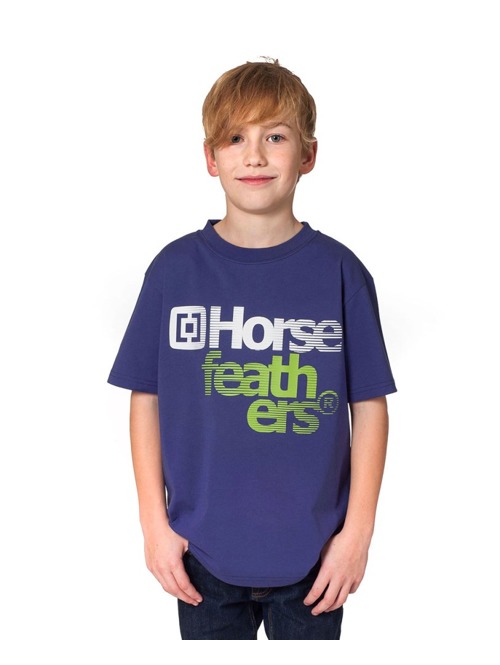 Dětské tričko Horsefeathers True dark blue