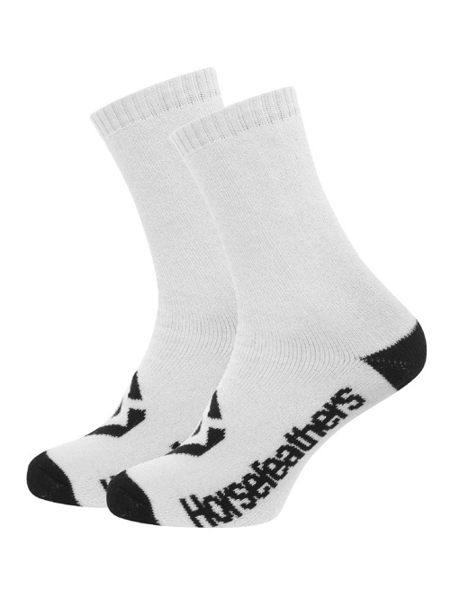 Ponožky Horsefeathers Loby crew white