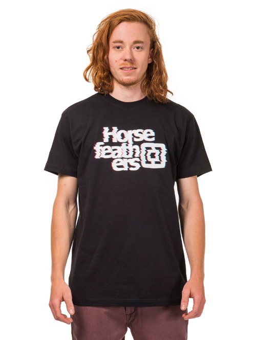 Pánské tričko Horsefeathers Warp black