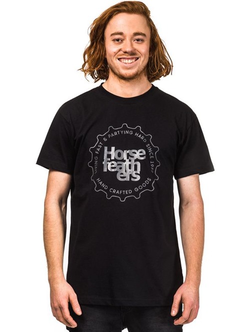 Pánské tričko Horsefeathers Cap black
