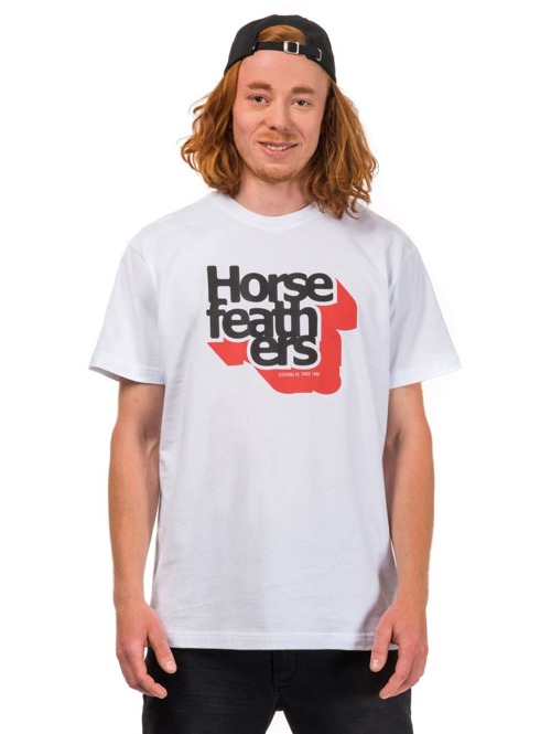 Pánské tričko Horsefeathers Perspective white