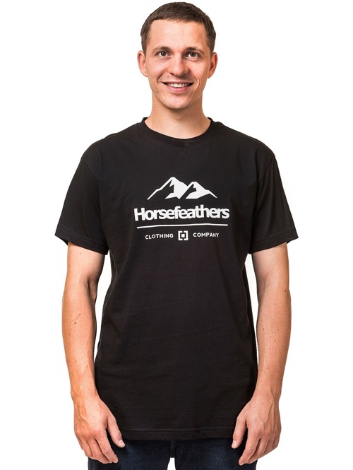 Pánské tričko Horsefeathers Hills black