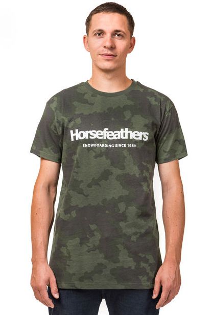 Pánské tričko Horsefeathers Quarter cloud camo