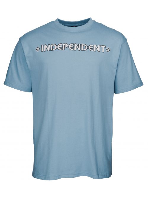 Pánské tričko Independent Bar Cross carolina blue