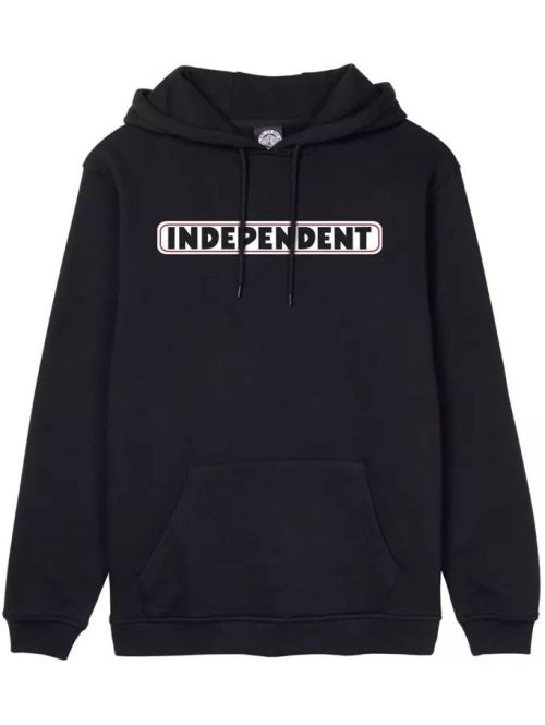 Mikina Independent Bar Logo Hood black