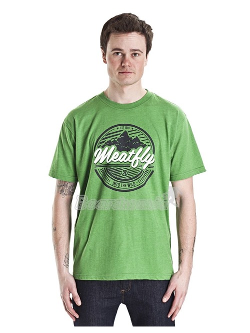 Pánské tričko MeatFly Wild C green