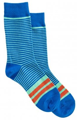 Ponožky Meatfly Contra Stripe 17 blue