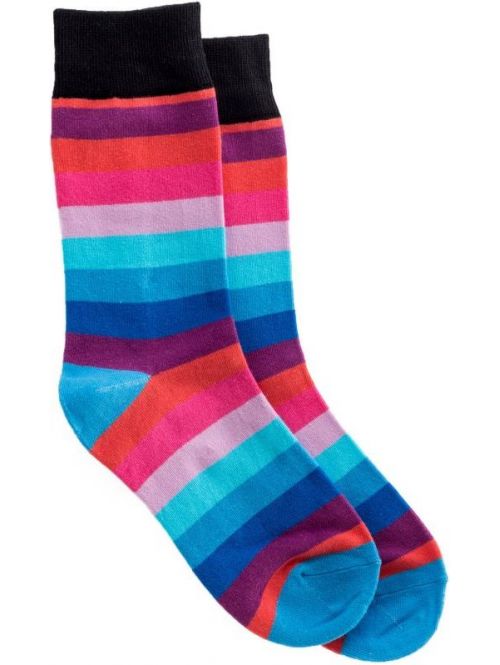 Ponožky Meatfly Regular Stripe multicolor black