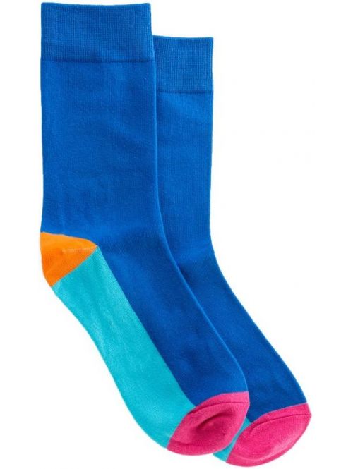 Ponožky Meatfly Color panel blue