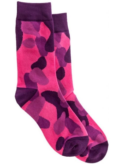 Ponožky Meatfly Camo 17 pink