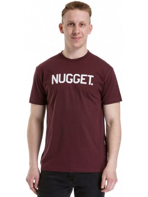 Tričko Nugget Logo dark burgundy