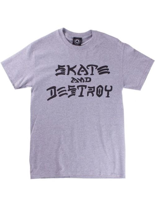 Pánské tričko Thrasher Skate And Destroy grey