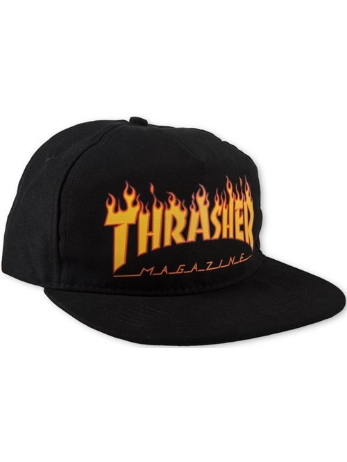 Kšiltovka Thrasher Flame Logo Structured Snapback