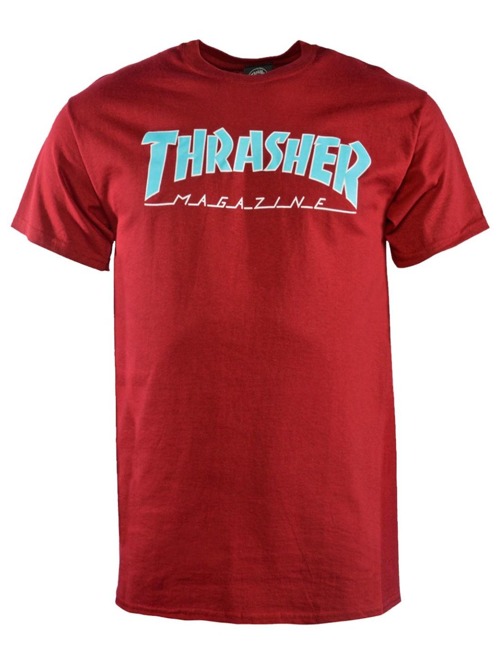 Pánské tričko Thrasher Outlined cardinal