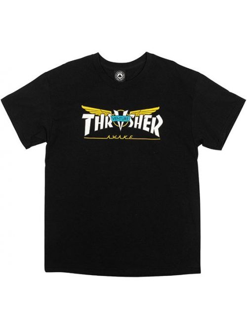 Tričko Thrasher Venture Collab black