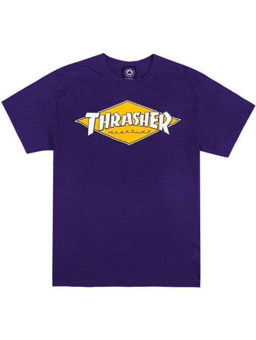 Pánské tričko Thrasher Diamond Logo purple