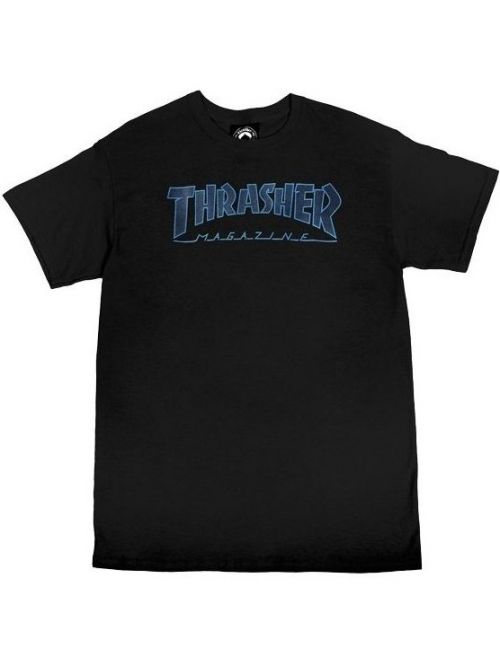 Pánské tričko Thrasher Outlined black