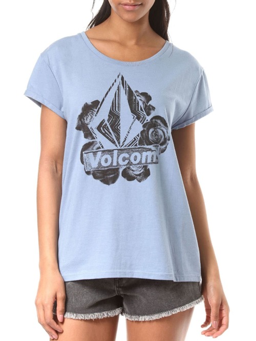 Dámské tričko Volcom Radical Daze Tee Washed Blue