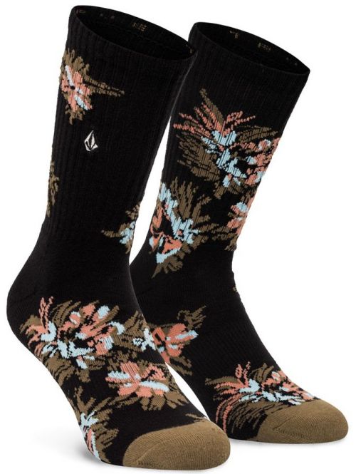 Ponožky Volcom Vibes Socks black print