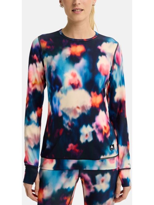 Dámské termoprádlo Burton Midweight Base Layer Crewneck Floral Blur
