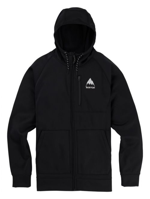 Pánská mikina Burton Crown Bonded FZ true black