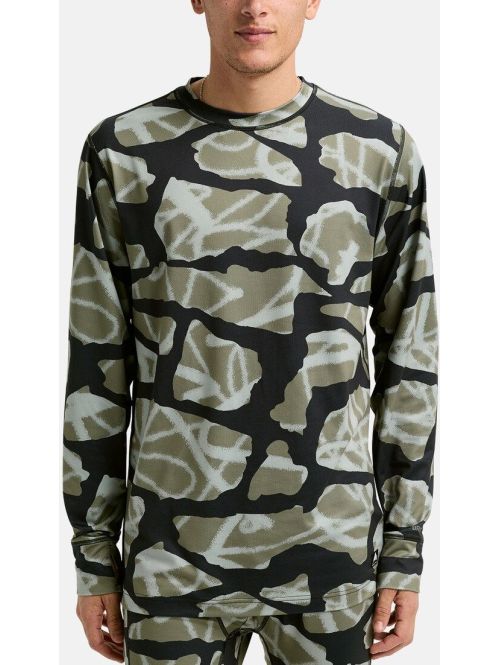 Termo triko Burton Midweight Base Layer Crewneck Graffiti Camo