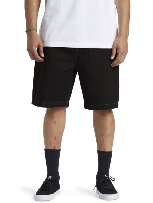 Kraťasy DC Worker Baggy Denim Short Rbt Black Tint