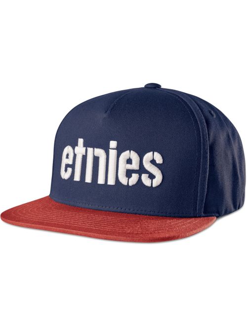 Kšiltovka etnies Corp Snapback navy/red/white
