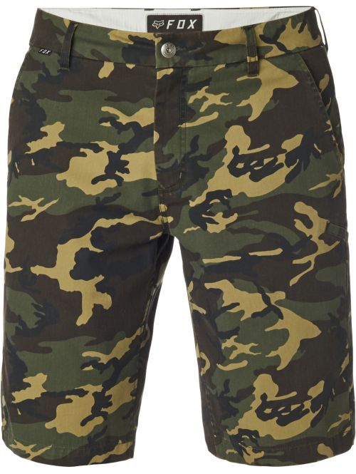 Šortky Fox Essex Short Green Camo