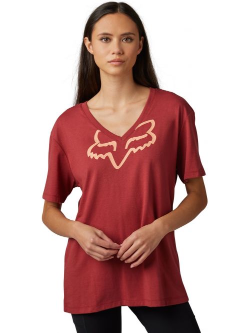 Dámské tričko Fox Boundary Top Scarlet