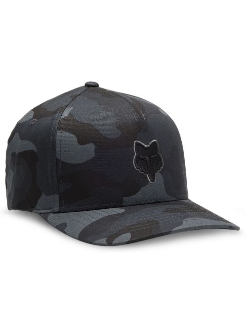 Kšiltovka Fox Head Flexfit Black Camo