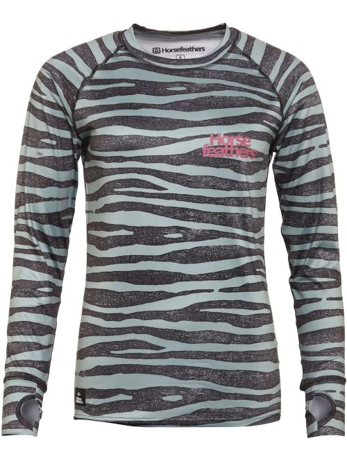 Dámské termo triko Horsefeathers Mirra zebra
