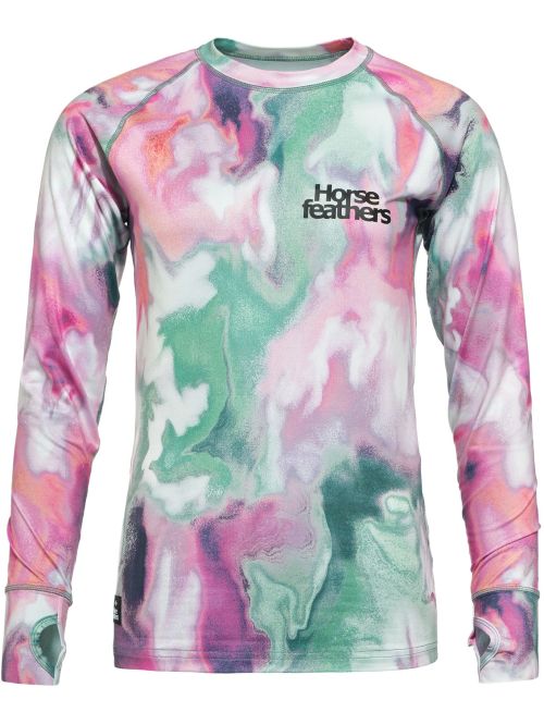 Dámské termo triko Horsefeathers Mirra Top rainbow