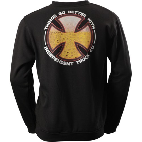 Pánská mikina Independent Things Go Better Crew black