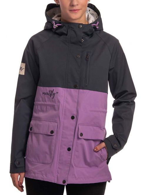 Dámská bunda Meatfly Xita gunmetal purple