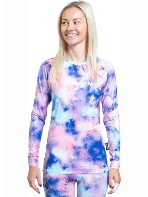 Termo tričko Meatfly Capa Purple Aquarel