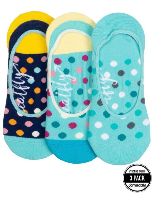 Ponožky Meatfly Low Triple Pack Ocean Blue