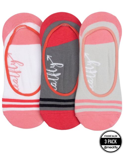 Ponožky Meatfly Low Triple Pack Grey